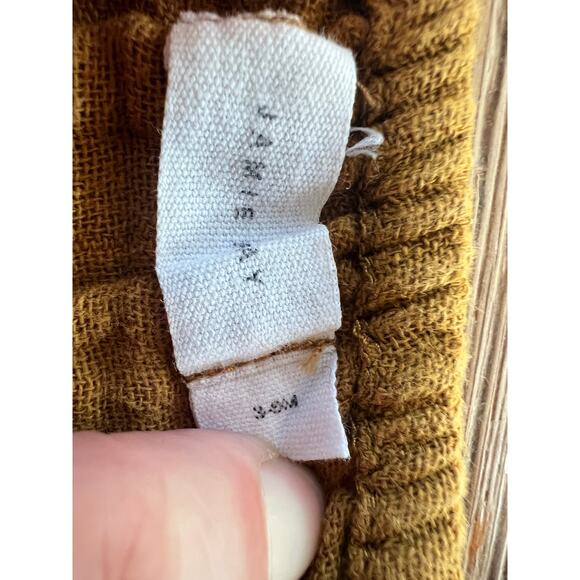 Jamie Kay Baby Muslin Romper Size 3–6 Months Mustard - Picture 3 of 4